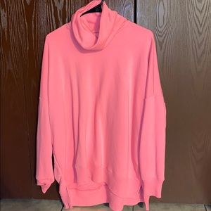 Oversized turtleneck sweatshirt